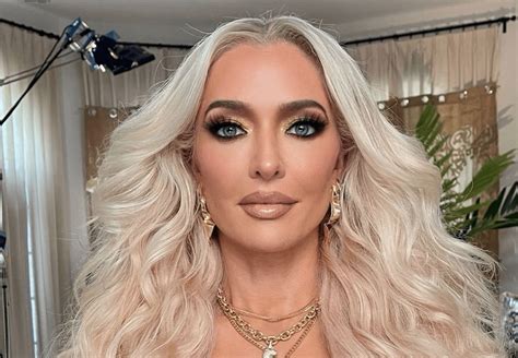 RHOBH star Erika Jayne looks stress.